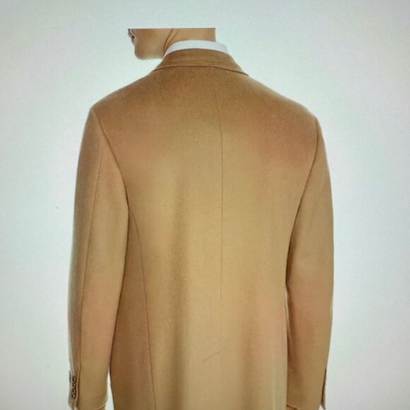 NEW Canali Men's Cashmere Lana, Wool Overcoat Camel Size EU/IT50, $2895RT - Picture 6 of 16